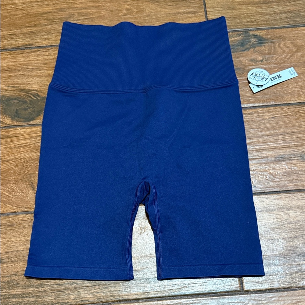 PINK Victoria's Secret Blue Bike Shorts